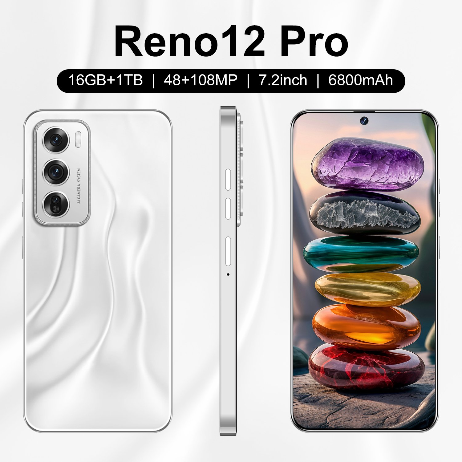 Hot Selling S24 ULTRA Original Package 16gb+1tb 48MP Face Unlock Full Display Android 13 Cell Phone Smart Mobile Phone Reno12pro